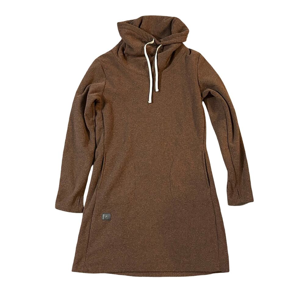 Deso Supply Velma Fleece Dress Womens Large Beech Brown Travel Granola Quality